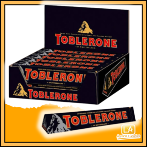 TOBLERONE DARK CHOCOLATE WITH HONEY & ALMOND NOUGAT 20x100G