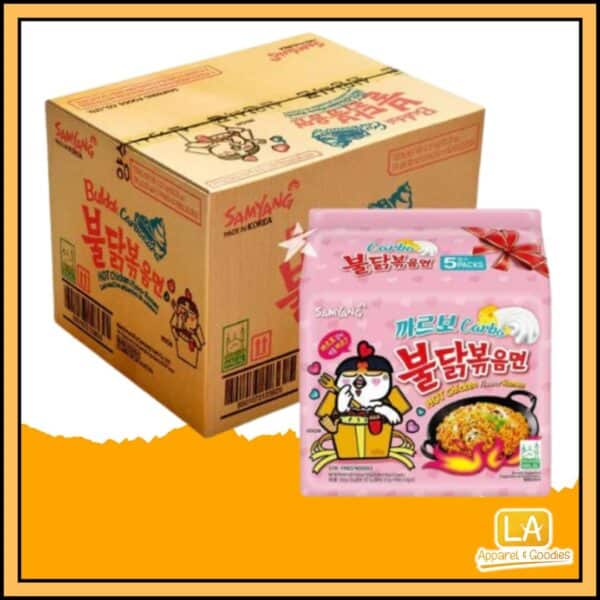 SAMYANG BULDAK CARBONARA HOT CHICKEN FLAVOR RAMEN 8x650G