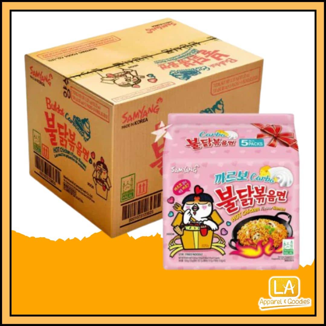 SAMYANG BULDAK CARBONARA HOT CHICKEN FLAVOR RAMEN 8x650G