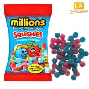 Millions Squashies strawberry & bubblegum