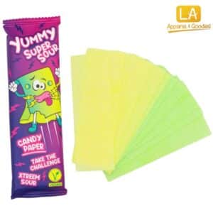 Yummy supper sour candy paper