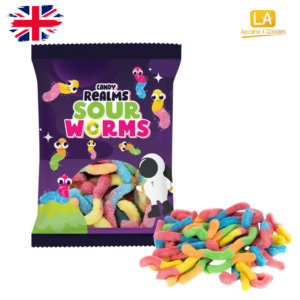 Candy Realms Sour Worms 170g