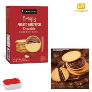 LEMAX CRISPY POTATO SANDWICH CHOCOLATE